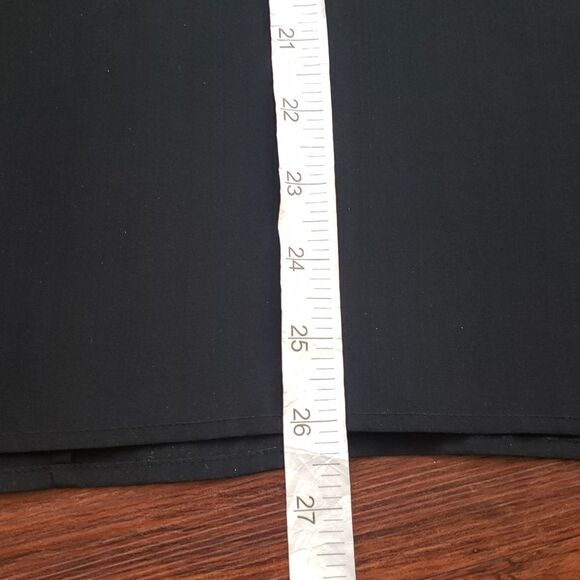 St John Blk 100% Silk Chic Feminine Workcore Trendy Professional Blouse Size 12 - Picture 6 of 8